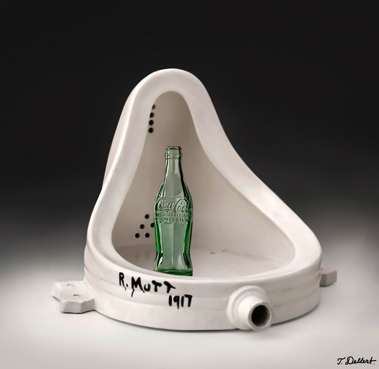 The Coca Cola Bottle is a Dada sculpture  